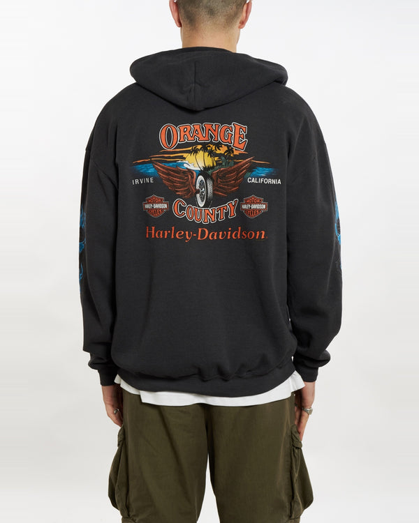 Vintage Harley Davidson Hooded Sweatshirt  <br>XL