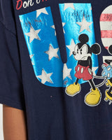 90s Disney Mickey Mouse USA Tee  <br>L