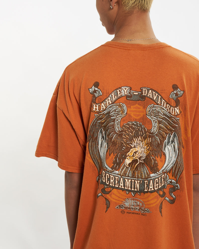 Vintage Harley Davidson Tee <br>L , The Real Deal , newtown, sydney, australia, thrift store, opshop, preloved, secondhand, sustainable, retro, antique, 70s, 80s, 90s, 2000s, 00s, fashion, clothing, streetwear, trendy, garment, style, boutique, store, shop, archive, sale, cheap, best, top