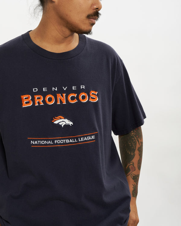 90s NFL Denver Broncos Tee <br>L