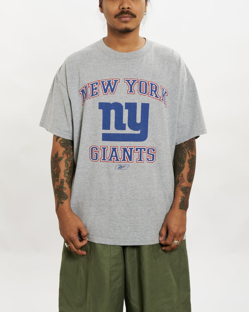 Vintage Reebok NFL New York Giants Tee <br>L , The Real Deal , newtown, sydney, australia, thrift store, opshop, preloved, secondhand, sustainable, retro, antique, 70s, 80s, 90s, 2000s, 00s, fashion, clothing, streetwear, trendy, garment, style, boutique, store, shop, archive, sale, cheap, best, top