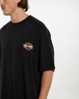 Vintage Harley Davidson Tee <br>XXL , The Real Deal , newtown, sydney, australia, thrift store, opshop, preloved, secondhand, sustainable, retro, antique, 70s, 80s, 90s, 2000s, 00s, fashion, clothing, streetwear, trendy, garment, style, boutique, store, shop, archive, sale, cheap, best, top