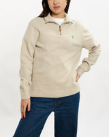 Vintage Polo Ralph Lauren Quarter Zip Sweater <br>S , The Real Deal , newtown, sydney, australia, thrift store, opshop, preloved, secondhand, sustainable, retro, antique, 70s, 80s, 90s, 2000s, 00s, fashion, clothing, streetwear, trendy, garment, style, boutique, store, shop, archive, sale, cheap, best, top