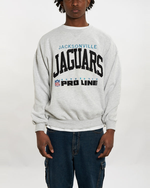 90s NFL Jacksonville Jaguars Sweatshirt <br>L