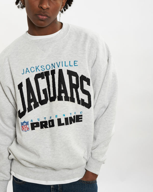 90s NFL Jacksonville Jaguars Sweatshirt <br>L