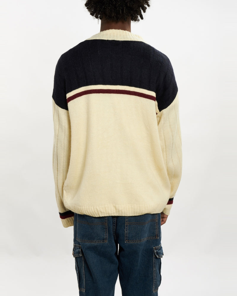 90s Fila Quarter Zip Sweater <br>L