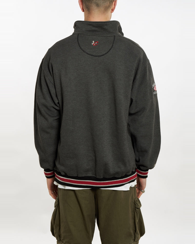 Vintage NASCAR Dale Earnhardt Quarter Zip Sweater <br>XL , The Real Deal , newtown, sydney, australia, thrift store, opshop, preloved, secondhand, sustainable, retro, antique, 70s, 80s, 90s, 2000s, 00s, fashion, clothing, streetwear, trendy, garment, style, boutique, store, shop, archive, sale, cheap, best, top