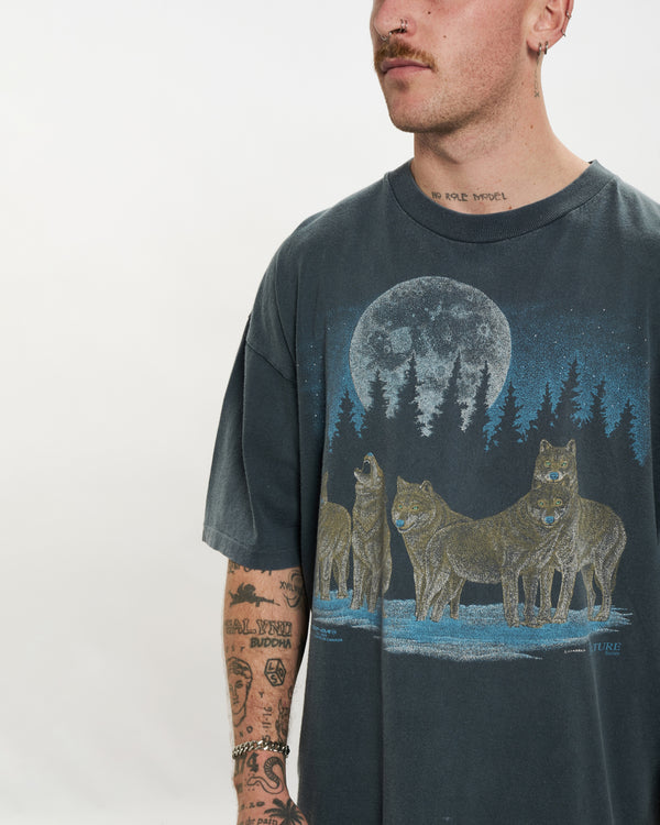 90s Nature Series Wolf Tee  <br>L