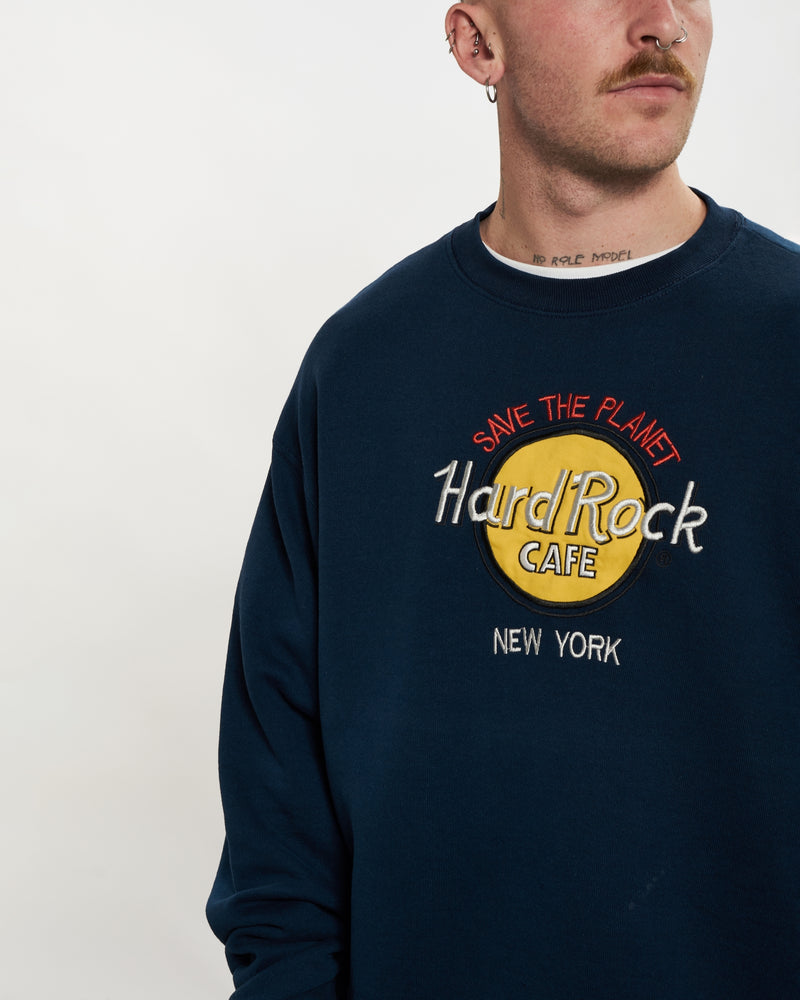 Vintage Hard Rock Cafe Sweatshirt <br>L , The Real Deal , newtown, sydney, australia, thrift store, opshop, preloved, secondhand, sustainable, retro, antique, 70s, 80s, 90s, 2000s, 00s, fashion, clothing, streetwear, trendy, garment, style, boutique, store, shop, archive, sale, cheap, best, top