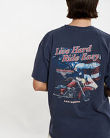 Vintage Harley Davidson Tee <br>M , The Real Deal , newtown, sydney, australia, thrift store, opshop, preloved, secondhand, sustainable, retro, antique, 70s, 80s, 90s, 2000s, 00s, fashion, clothing, streetwear, trendy, garment, style, boutique, store, shop, archive, sale, cheap, best, top