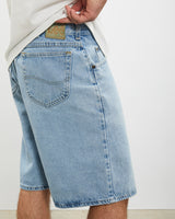 Vintage Lee Denim Shorts <br>32" , The Real Deal , newtown, sydney, australia, thrift store, opshop, preloved, secondhand, sustainable, retro, antique, 70s, 80s, 90s, 2000s, 00s, fashion, clothing, streetwear, trendy, garment, style, boutique, store, shop, archive, sale, cheap, best, top