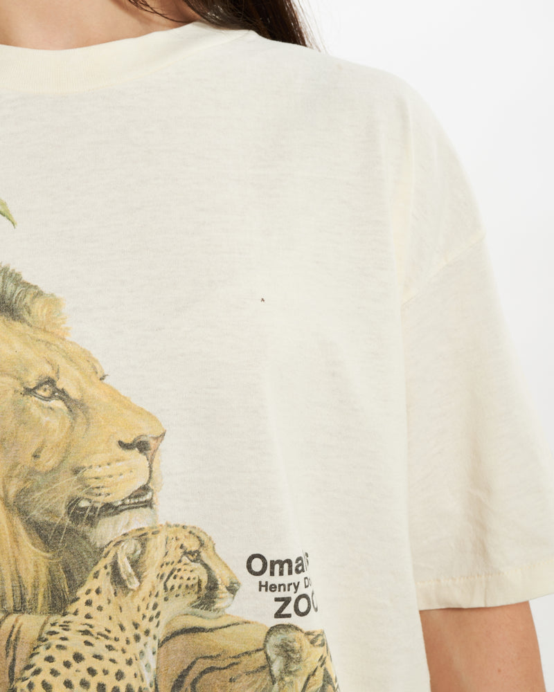 Vintage 1989 Wildlife Zoo Tee <br>S , The Real Deal , newtown, sydney, australia, thrift store, opshop, preloved, secondhand, sustainable, retro, antique, 70s, 80s, 90s, 2000s, 00s, fashion, clothing, streetwear, trendy, garment, style, boutique, store, shop, archive, sale, cheap, best, top