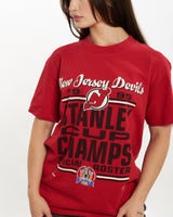 Vintage 1995 NHL New Jersey Devils Tee <br>S , The Real Deal , newtown, sydney, australia, thrift store, opshop, preloved, secondhand, sustainable, retro, antique, 70s, 80s, 90s, 2000s, 00s, fashion, clothing, streetwear, trendy, garment, style, boutique, store, shop, archive, sale, cheap, best, top