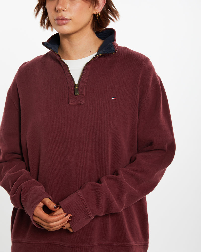 Vintage Tommy Hilfiger Quarter Zip Sweater <br>M , The Real Deal , newtown, sydney, australia, thrift store, opshop, preloved, secondhand, sustainable, retro, antique, 70s, 80s, 90s, 2000s, 00s, fashion, clothing, streetwear, trendy, garment, style, boutique, store, shop, archive, sale, cheap, best, top