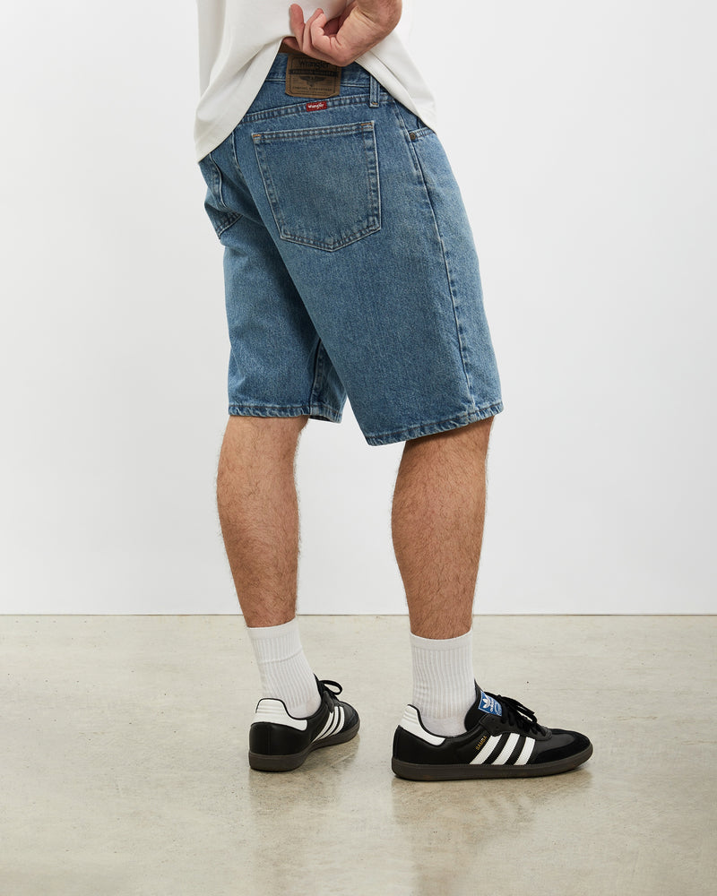 Vintage Wrangler Denim Shorts <br>32" , The Real Deal , newtown, sydney, australia, thrift store, opshop, preloved, secondhand, sustainable, retro, antique, 70s, 80s, 90s, 2000s, 00s, fashion, clothing, streetwear, trendy, garment, style, boutique, store, shop, archive, sale, cheap, best, top