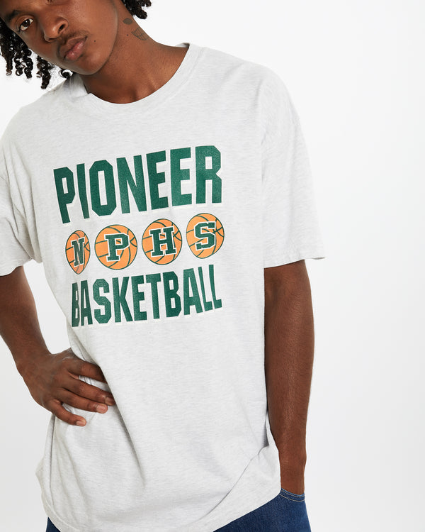 Vintage Mount Gambier Pioneers Basketball Tee <br>L