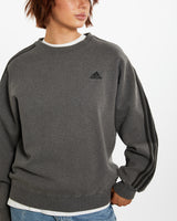 Vintage 90s Adidas Sweatshirt <br>M , The Real Deal , newtown, sydney, australia, thrift store, opshop, preloved, secondhand, sustainable, retro, antique, 70s, 80s, 90s, 2000s, 00s, fashion, clothing, streetwear, trendy, garment, style, boutique, store, shop, archive, sale, cheap, best, top