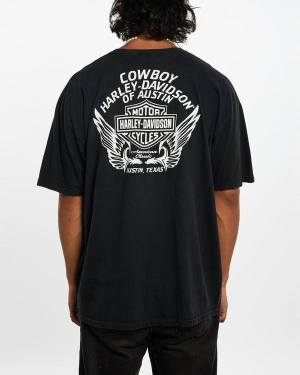 Vintage Harley Davidson Tee <br>XL , The Real Deal , newtown, sydney, australia, thrift store, opshop, preloved, secondhand, sustainable, retro, antique, 70s, 80s, 90s, 2000s, 00s, fashion, clothing, streetwear, trendy, garment, style, boutique, store, shop, archive, sale, cheap, best, top