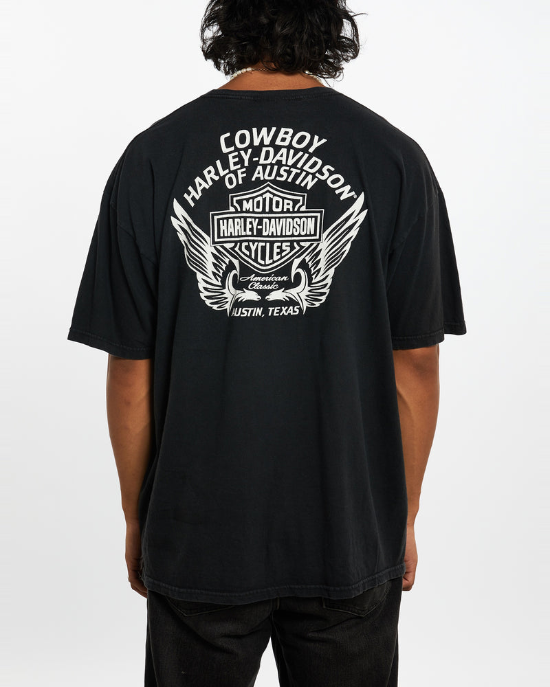 Vintage Harley Davidson Tee <br>XL , The Real Deal , newtown, sydney, australia, thrift store, opshop, preloved, secondhand, sustainable, retro, antique, 70s, 80s, 90s, 2000s, 00s, fashion, clothing, streetwear, trendy, garment, style, boutique, store, shop, archive, sale, cheap, best, top