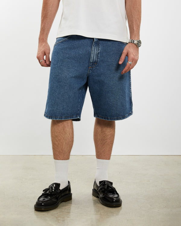 Vintage Wrangler Denim Shorts <br>34" , The Real Deal , newtown, sydney, australia, thrift store, opshop, preloved, secondhand, sustainable, retro, antique, 70s, 80s, 90s, 2000s, 00s, fashion, clothing, streetwear, trendy, garment, style, boutique, store, shop, archive, sale, cheap, best, top