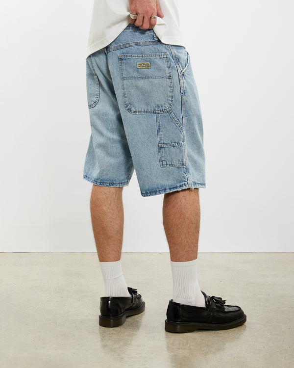 Vintage Wrangler Denim Carpenter Shorts <br>34" , The Real Deal , newtown, sydney, australia, thrift store, opshop, preloved, secondhand, sustainable, retro, antique, 70s, 80s, 90s, 2000s, 00s, fashion, clothing, streetwear, trendy, garment, style, boutique, store, shop, archive, sale, cheap, best, top