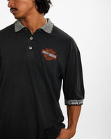 90s Harley Davidson Polo Shirt <br>L