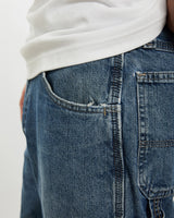 Vintage Wrangler Denim Carpenter Shorts <br>32" , The Real Deal , newtown, sydney, australia, thrift store, opshop, preloved, secondhand, sustainable, retro, antique, 70s, 80s, 90s, 2000s, 00s, fashion, clothing, streetwear, trendy, garment, style, boutique, store, shop, archive, sale, cheap, best, top