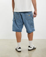 Vintage Wrangler Denim Carpenter Shorts <br>34" , The Real Deal , newtown, sydney, australia, thrift store, opshop, preloved, secondhand, sustainable, retro, antique, 70s, 80s, 90s, 2000s, 00s, fashion, clothing, streetwear, trendy, garment, style, boutique, store, shop, archive, sale, cheap, best, top