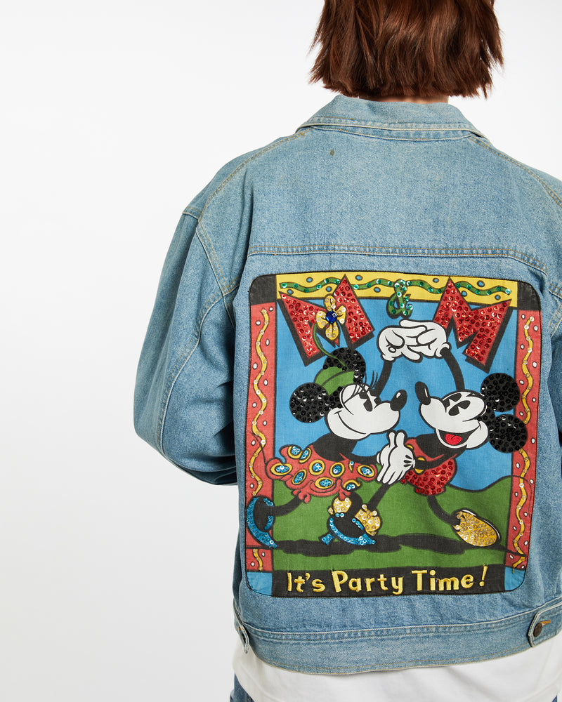 Vintage Disney Mickey Mouse Denim Jacket M
