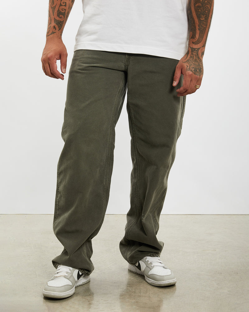 Vintage Carhartt 'Flannel Lined' Carpenter Pants <br>35" , The Real Deal , newtown, sydney, australia, thrift store, opshop, preloved, secondhand, sustainable, retro, antique, 70s, 80s, 90s, 2000s, 00s, fashion, clothing, streetwear, trendy, garment, style, boutique, store, shop, archive, sale, cheap, best, top