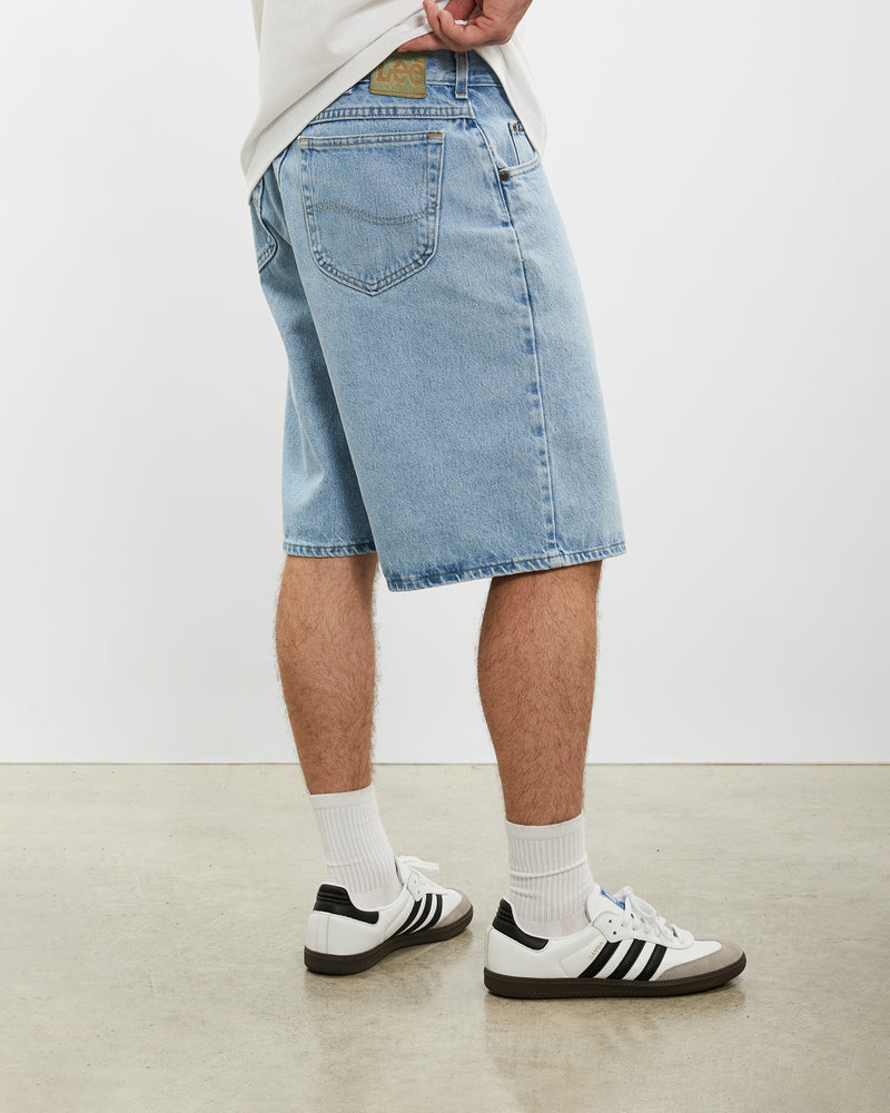 Vintage Lee Denim Shorts <br>32" , The Real Deal , newtown, sydney, australia, thrift store, opshop, preloved, secondhand, sustainable, retro, antique, 70s, 80s, 90s, 2000s, 00s, fashion, clothing, streetwear, trendy, garment, style, boutique, store, shop, archive, sale, cheap, best, top