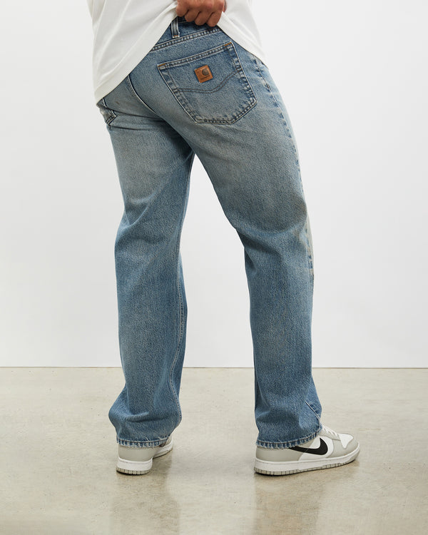 Vintage Carhartt Denim Jeans <br>36" , The Real Deal , newtown, sydney, australia, thrift store, opshop, preloved, secondhand, sustainable, retro, antique, 70s, 80s, 90s, 2000s, 00s, fashion, clothing, streetwear, trendy, garment, style, boutique, store, shop, archive, sale, cheap, best, top