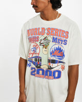 Vintage Yankees v Mets Subway Series Tee <br>XL , The Real Deal , newtown, sydney, australia, thrift store, opshop, preloved, secondhand, sustainable, retro, antique, 70s, 80s, 90s, 2000s, 00s, fashion, clothing, streetwear, trendy, garment, style, boutique, store, shop, archive, sale, cheap, best, top