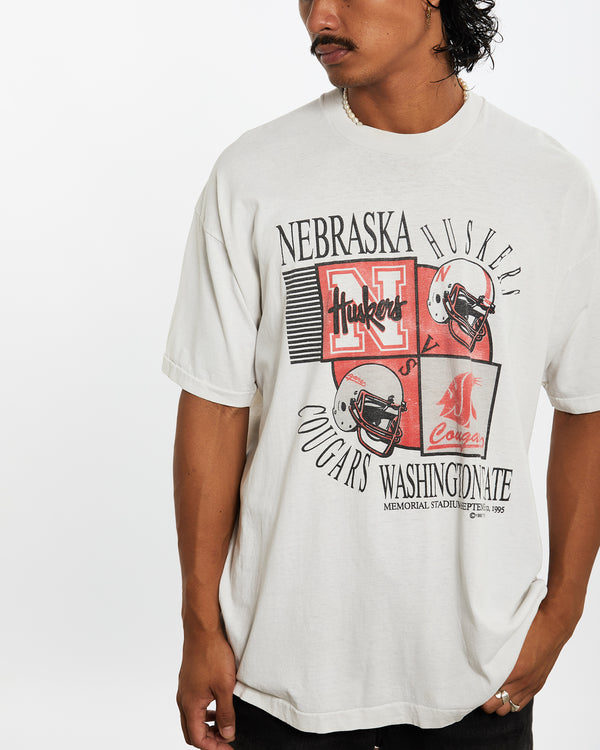 1995 NCAA University of Nebraska Huskers Tee <br>XL