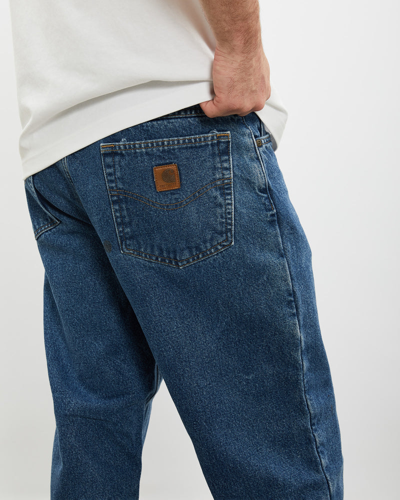 Vintage Carhartt 'Flannel Lined' Denim Jeans <br>32" , The Real Deal , newtown, sydney, australia, thrift store, opshop, preloved, secondhand, sustainable, retro, antique, 70s, 80s, 90s, 2000s, 00s, fashion, clothing, streetwear, trendy, garment, style, boutique, store, shop, archive, sale, cheap, best, top