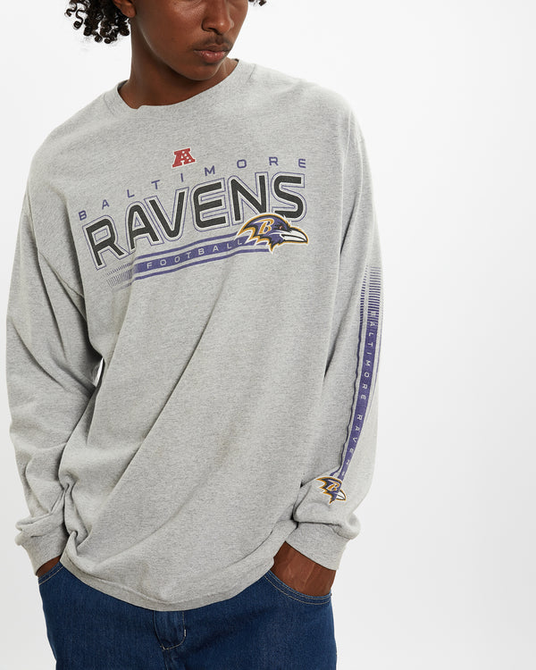 Vintage NFL Baltimore Ravens Long Sleeve Tee <br>L