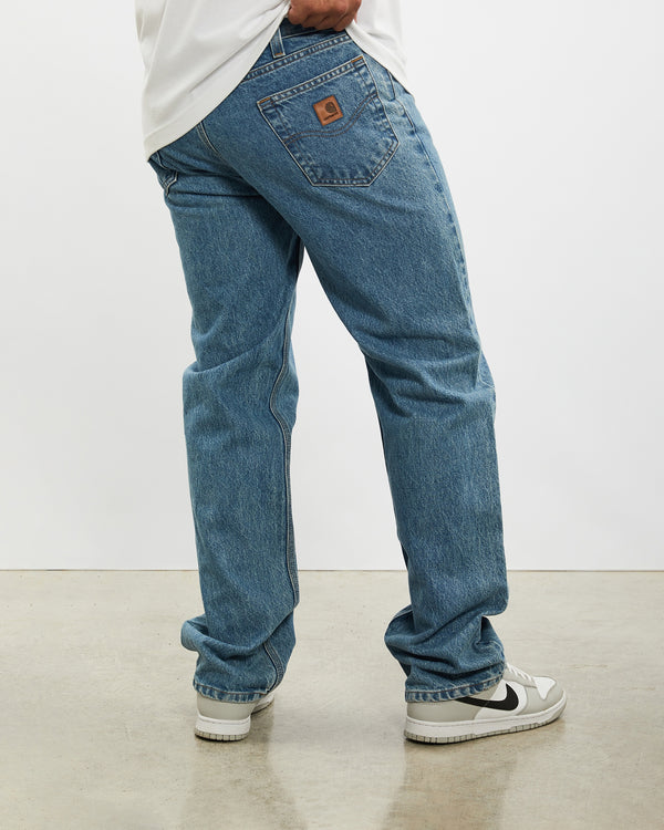 Vintage Carhartt Denim Jeans <br>36" , The Real Deal , newtown, sydney, australia, thrift store, opshop, preloved, secondhand, sustainable, retro, antique, 70s, 80s, 90s, 2000s, 00s, fashion, clothing, streetwear, trendy, garment, style, boutique, store, shop, archive, sale, cheap, best, top