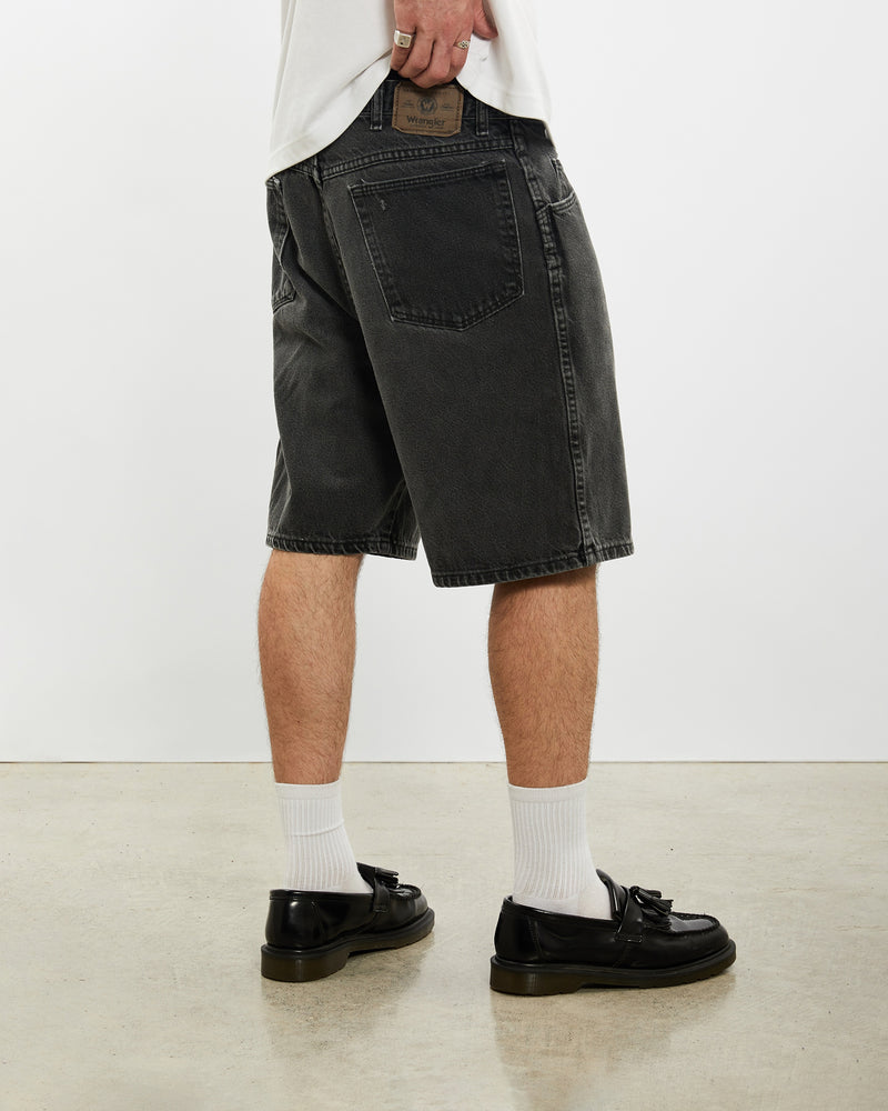Vintage Wrangler Denim Shorts <br>34" , The Real Deal , newtown, sydney, australia, thrift store, opshop, preloved, secondhand, sustainable, retro, antique, 70s, 80s, 90s, 2000s, 00s, fashion, clothing, streetwear, trendy, garment, style, boutique, store, shop, archive, sale, cheap, best, top