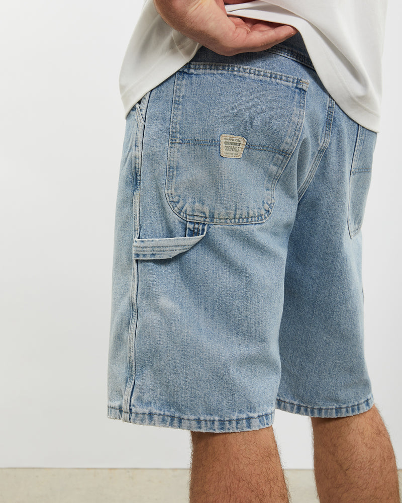 Vintage Wrangler Denim Carpenter Jorts <br>32"