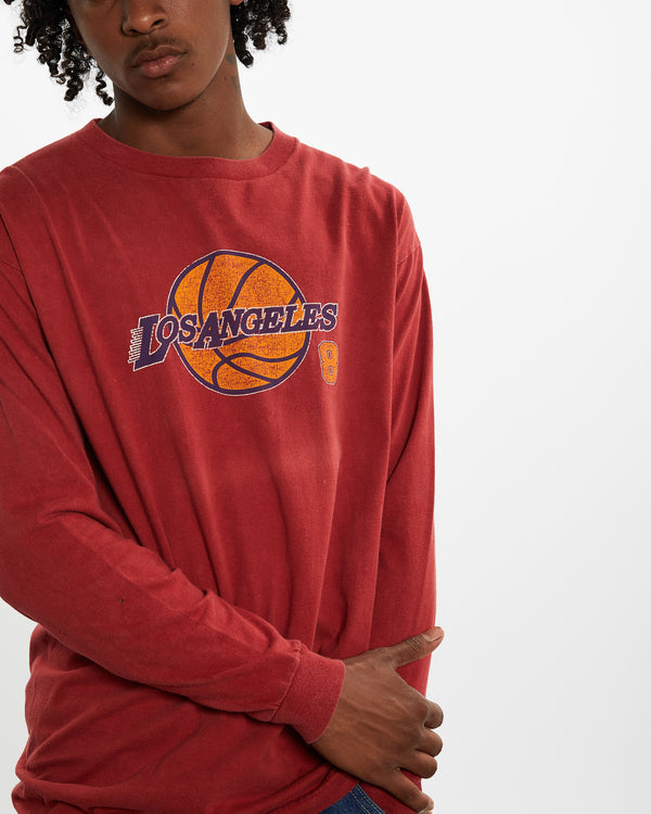 90s NBA Los Angeles Lakers Long Sleeve Tee <br>L