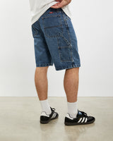 Vintage Wrangler Denim Carpenter Shorts <br>32" , The Real Deal , newtown, sydney, australia, thrift store, opshop, preloved, secondhand, sustainable, retro, antique, 70s, 80s, 90s, 2000s, 00s, fashion, clothing, streetwear, trendy, garment, style, boutique, store, shop, archive, sale, cheap, best, top
