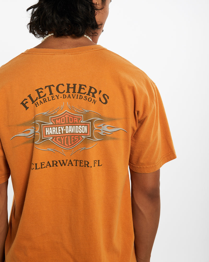 Vintage Harley Davidson Tee <br>L , The Real Deal , newtown, sydney, australia, thrift store, opshop, preloved, secondhand, sustainable, retro, antique, 70s, 80s, 90s, 2000s, 00s, fashion, clothing, streetwear, trendy, garment, style, boutique, store, shop, archive, sale, cheap, best, top