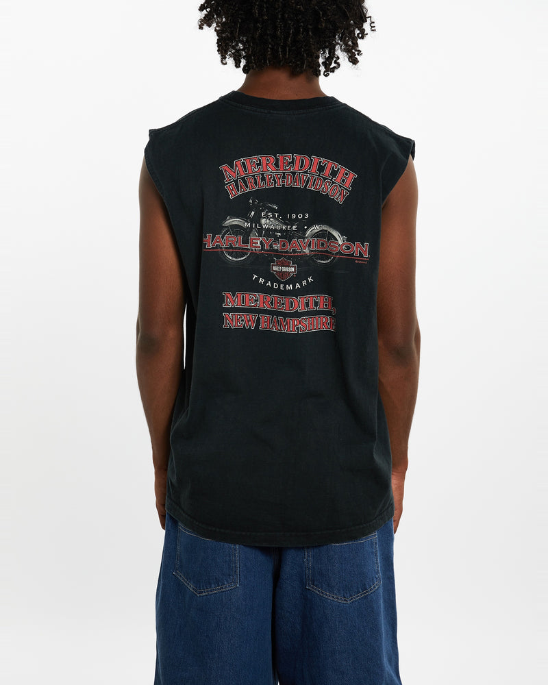 Vintage Harley Davidson Tank <br>L , The Real Deal , newtown, sydney, australia, thrift store, opshop, preloved, secondhand, sustainable, retro, antique, 70s, 80s, 90s, 2000s, 00s, fashion, clothing, streetwear, trendy, garment, style, boutique, store, shop, archive, sale, cheap, best, top