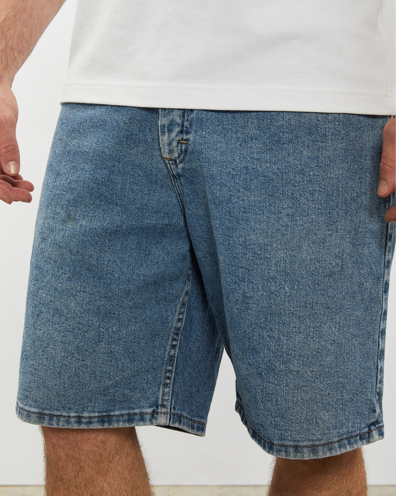 Vintage Wrangler Denim Shorts <br>33" , The Real Deal , newtown, sydney, australia, thrift store, opshop, preloved, secondhand, sustainable, retro, antique, 70s, 80s, 90s, 2000s, 00s, fashion, clothing, streetwear, trendy, garment, style, boutique, store, shop, archive, sale, cheap, best, top