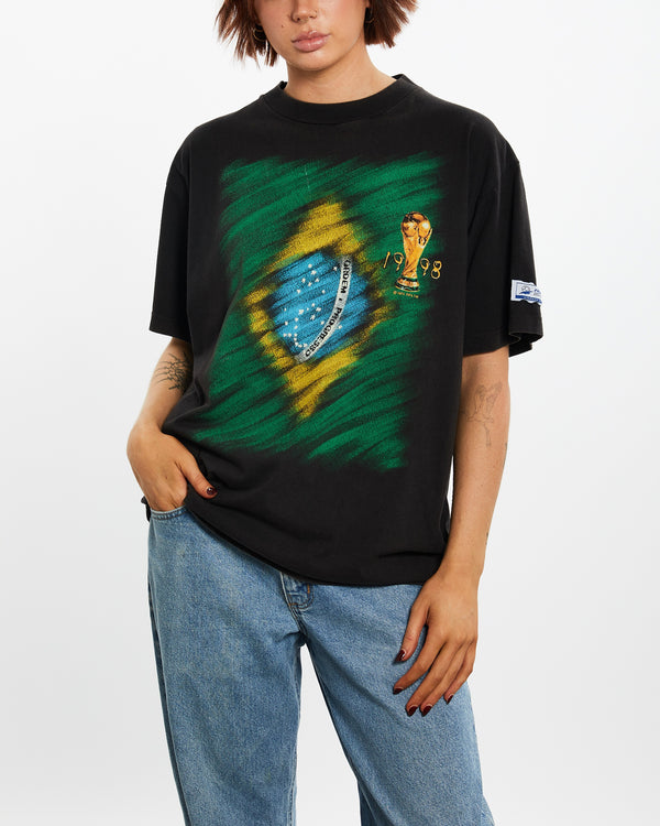 1998 Adidas FIFA World Cup 'Brazil' Tee <br>M