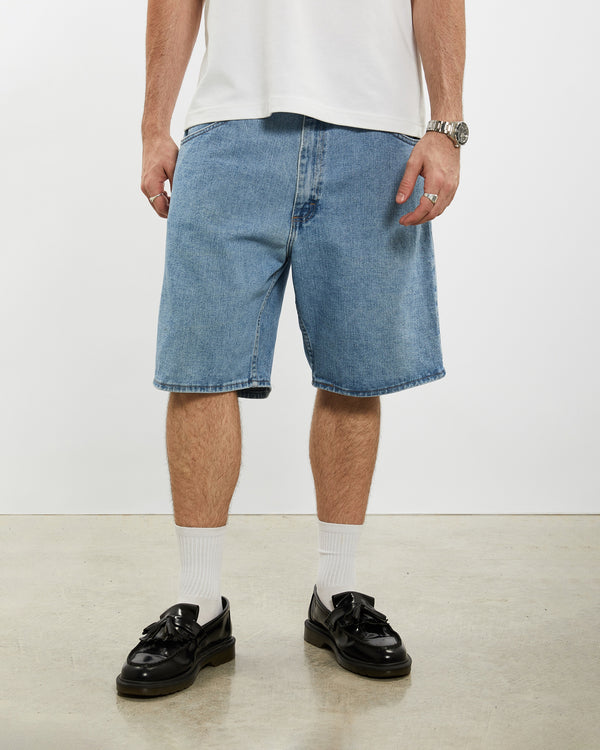 Vintage Wrangler Denim Shorts <br>34" , The Real Deal , newtown, sydney, australia, thrift store, opshop, preloved, secondhand, sustainable, retro, antique, 70s, 80s, 90s, 2000s, 00s, fashion, clothing, streetwear, trendy, garment, style, boutique, store, shop, archive, sale, cheap, best, top