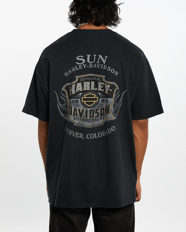 Vintage Harley Davidson Tee <br>L , The Real Deal , newtown, sydney, australia, thrift store, opshop, preloved, secondhand, sustainable, retro, antique, 70s, 80s, 90s, 2000s, 00s, fashion, clothing, streetwear, trendy, garment, style, boutique, store, shop, archive, sale, cheap, best, top