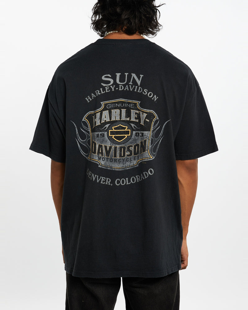 Vintage Harley Davidson Tee <br>L , The Real Deal , newtown, sydney, australia, thrift store, opshop, preloved, secondhand, sustainable, retro, antique, 70s, 80s, 90s, 2000s, 00s, fashion, clothing, streetwear, trendy, garment, style, boutique, store, shop, archive, sale, cheap, best, top