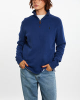 Vintage Polo Ralph Lauren Quarter Zip Sweater <br>M , The Real Deal , newtown, sydney, australia, thrift store, opshop, preloved, secondhand, sustainable, retro, antique, 70s, 80s, 90s, 2000s, 00s, fashion, clothing, streetwear, trendy, garment, style, boutique, store, shop, archive, sale, cheap, best, top