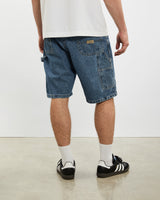 Vintage Wrangler Denim Carpenter Shorts <br>32" , The Real Deal , newtown, sydney, australia, thrift store, opshop, preloved, secondhand, sustainable, retro, antique, 70s, 80s, 90s, 2000s, 00s, fashion, clothing, streetwear, trendy, garment, style, boutique, store, shop, archive, sale, cheap, best, top
